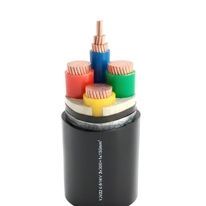 Cable de alimentación YJV de 3, <span class=keywords><strong>4</strong></span>, 5 y 6 núcleos, 16mm, 25mm, 35mm, 50mm, 70mm, 120mm para estaciones de bombeo de agua, <span class=keywords><strong>torres</strong></span> de refrigeración y equipos mecánicos de gran potencia - Product Image 1