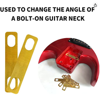 Raccord cale de cou de guitare joint de rehaussement Durable accessoires d'instruments de musique basse outil en laiton Compact installation facile