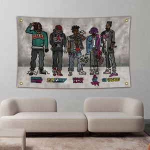 Banderas Personalizadas de Fábrica al por Mayor, 3x5 pies, 90x150 cm, 100% Poliéster, Colores Vivos, Buena Calidad, Banderas para Fanáticos de Cantantes - Product Image 3