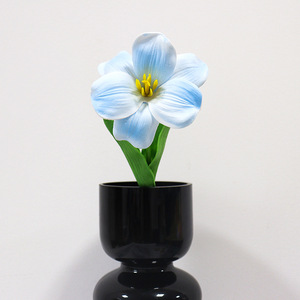 Fleur artificielle réaliste LS Tulip, accessoires de photographie de mariage, décoration de salon, fleur artificielle en PU, vente en gros - Product Image 6
