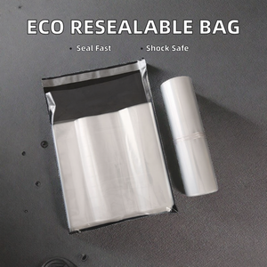 Sacs d'expédition pour vêtements en LDPE transparents, biodégradables, résistants aux chocs, refermables et auto-adhésifs Wangyuan - Product Image 2