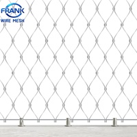 Protection pour cage à oiseaux de zoo : Filet en treillis métallique tressé flexible en acier inoxydable