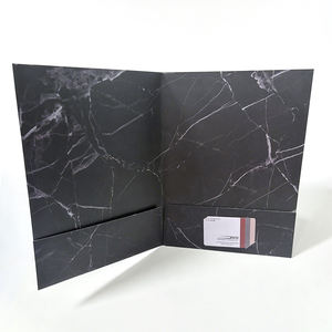 Оптовая продажа, Пользовательский логотип и размер A4, белая картонная бумага, папки для документов для офиса - Product Image 5