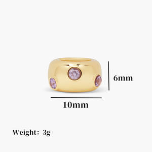 Collar <span class=keywords><strong>con</strong></span> Anillo de 12 Piedras de Nacimiento Coloridas, Accesorio Circular Giratorio <span class=keywords><strong>con</strong></span> Gemas para Joyería Hecha a Mano - Product Image 4
