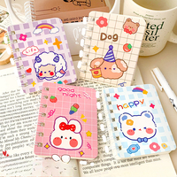 Mini Carnet à Spirale Motif Dessin Animé Adorable pour Écoliers, Calepin de Poche Portable, Prix Scolaires et Papeterie