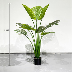 STD-20 <span class=keywords><strong>extérieur</strong></span> maison bureau décor résistant aux UV Toopiry grandes plantes truquées vraie touche <span class=keywords><strong>palmier</strong></span> artificiel <span class=keywords><strong>en</strong></span> <span class=keywords><strong>Pot</strong></span> - Product Image 1