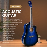Fante Good Quality Musical Instrument Cheap 41 Inch Basswood Beginner Acoustic Guitar