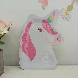 Décoration de fête sur le thème de la licorne DAMAI, assiettes en papier arc-en-ciel jetables, gobelets, serviettes, ensemble de vaisselle, fournitures de fête - Product Image 3
