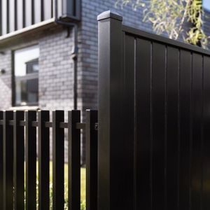 Valla DE PRIVACIDAD DE PVC negro para seguridad de PVC de patio trasero/valla de privacidad 6*8 pies - Product Image 5