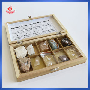 Testeur de dureté Mohs pour minéraux, testeur de dureté pour pierres, instruments de mesure, céramiques, verre, ciment, outils, boîte en bois. - Product Image 4
