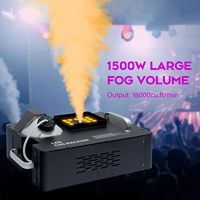 Machine à fumée verticale DMX 1500W pour mariages Machine à brouillard télécommandée pour DJ Disco Parties