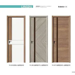 Pure natural solid wood home indoor door 2021 new listed manufacturers custom direct sales