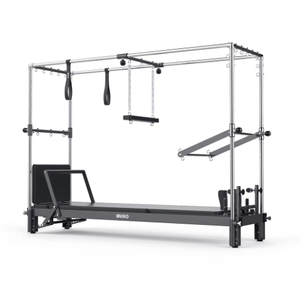 INIKO Pilates Cadillac Reformer en acier laminé à froid et acier inoxydable 304 noir L2200xW740xH2030mm F005D Garantie 5 ans - Product Image 4