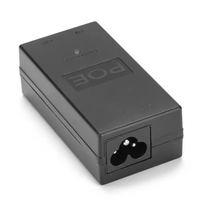 Injecteur PoE passif 30V 10/100/1000 Mbps 100m pour caméras de vidéosurveillance et IP, certifié CE/CC/FCC/ROHS, fabriqué en usine OEM
