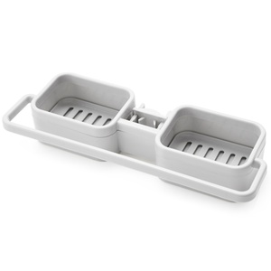 Magnetic Dish Towel Holder Drain Sink <b>Storage</b> Towel Dishwashing Sink Vegetable Basin <b>Wall</b> Hanging Shelf - Product Image 6