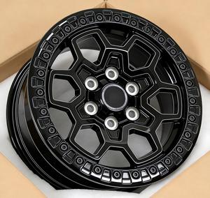 Jantes forgées JUWA pour pick-up et <span class=keywords><strong>SUV</strong></span>, 17x9, 18, 19 pouces, alliage forgé, 6x139.7, 5x127, 6x135, finition noire, amélioration et personnalisation, jantes forgées sur mesure - Product Image 3