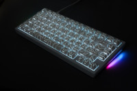 Clavier de jeu magnétique RGB avec connexion filaire pour PC, faible latence, clavier à réponse rapide