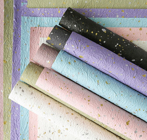 Gold and Silver Dot Stone <b>Pattern</b> <b>Paper</b> Flower Packaging <b>Paper</b> Folded Texture Bouquet Packaging <b>Paper</b> - Product Image 1