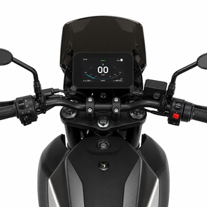 Moto électrique à batterie interchangeable 72V 85km/h, transmission par chaîne 428, double siège pour trajets quotidiens et <span class=keywords><strong>location</strong></span> - Product Image 2