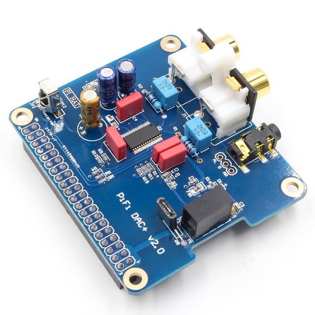 Module PCM5122 Hifi Dac Audio Sound Card Module I2S with Led Indicator for RPi 3B/2B