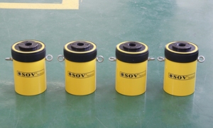 Cilindro Hidráulico de Émbolo Hueco de Acción Simple ENERPAC Profesional 60T 70MPA, Gato de Empuje con Pistón de Acero, 8-10 Años RCH-603 1 - Product Image 3