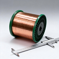 Alambre de Bobinado Magnético IEC UL ECCA, Alambre de Cobre Esmaltado Aislado, Aluminio Revestido de Cobre, Núcleo Único, 0.05mm-16mm, Bobina