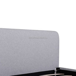 Base de lits d'hôtel rembourrés populaires avec <span class=keywords><strong>pieds</strong></span> métalliques 140x200, 160x200cm, lits souples populaires à vendre - Product Image 4