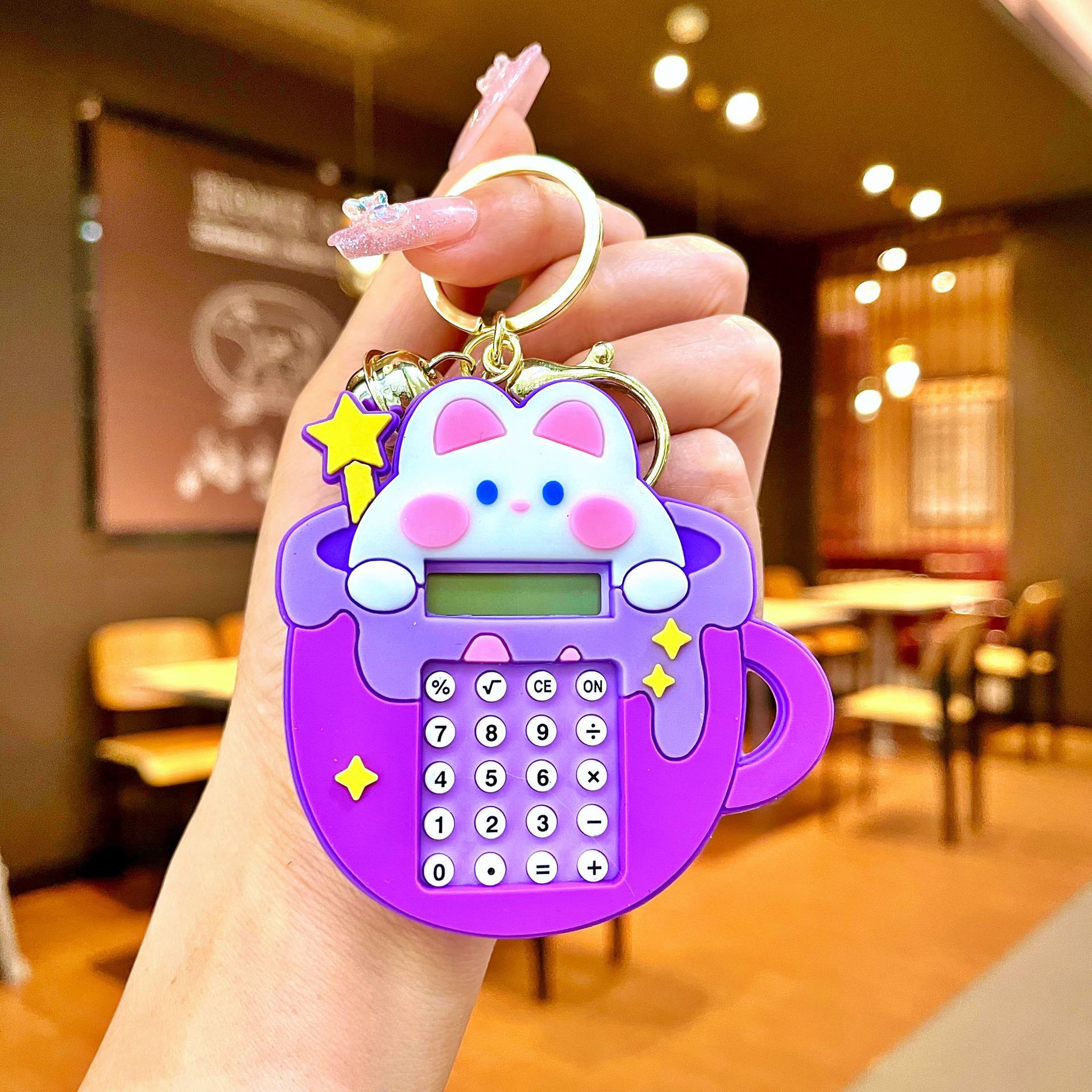 Ordinateur lapin violet