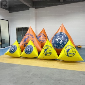 Boya Inflable Triangular de 1m, 2m, 3m con Logotipo Personalizado, para Carreras Acuáticas, Activación Deportiva y Competiciones de Natación - Product Image 5