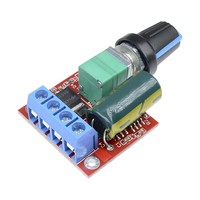 Modulación de ancho de pulso PWM DC controlador de velocidad del Motor módulo regulador de Control 5A Función de interruptor 90W 4,5-35V Placa de atenuación LED