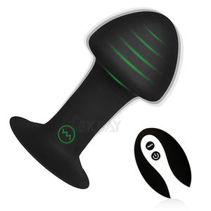 เซ็กซ์เบย์ ปลั๊กสั่นแบบเห็ดซิลิโคน ควบคุมด้วยรีโมท ชาร์จผ่าน USB สำหรับคู่รัก กระตุ้นต่อมลูกหมาก นวดหลังสำหรับผู้ชาย - Product Image 3