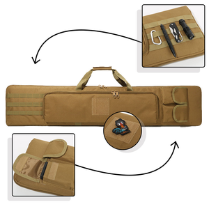 47 "taktik Gun çanta çift uzun Gun sırt çantası depolama ve ulaşım için su geçirmez Gun vaka avcılık/çekim aralığı - Product Image 3