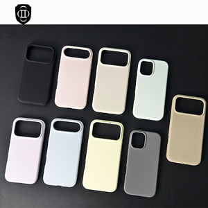 Nouvelle arrivée, coque de téléphone portable en silicone liquide pour <span class=keywords><strong>Iphine</strong></span> 17 Promax, 100% silicone, coque de protection - Product Image 1