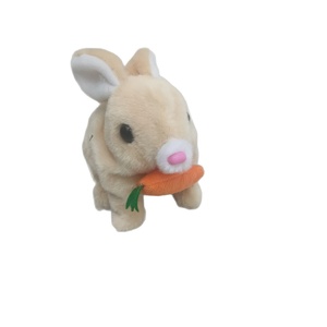 Coniglio Elettrico di Peluche Bianco, Simulazione Animale Domestico, Coniglio Radish che Corre e Canta, Giocattolo in Velluto Caldo, Adorabile Bambola Cartone Animato in Plastica - Product Image 5