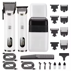 USB Có Thể Sạc Lại Không Dây Cắt Tóc Tông Đơ Thiết Lập Mới Thép Không Gỉ Có Thể Giặt Tóc Cắt Cho Nhà Khách Sạn Ngoài Trời Sử Dụng Tiếng Anh - Product Image 3