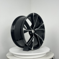 Nouvelles jantes en alliage 21 pouces 5x112 9.5J ET25 à profil profond et maille concave JWL-VIA pour Audi A4 A5 A6 A7 (modèle 2026)