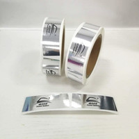 Etiquetas Adhesivas Impermeables de Color Plateado Metalizado Brillante, Impresión Personalizada para Vino, Cerveza, Café y Productos de Bebidas
