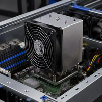 Dissipateur thermique actif pour processeur serveur AMD Ryzen 7000 8000 9000, 4U LGA1718, radiateur en cuivre et aluminium, ventilateur 120x25mm