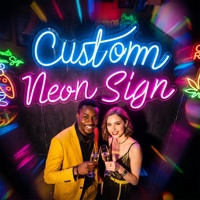 Enseigne néon LED personnalisée, lettres LED, enseigne néon pour fête, enseigne personnalisée pour magasin, logo de club, décoration de bar, enseigne néon sur mesure