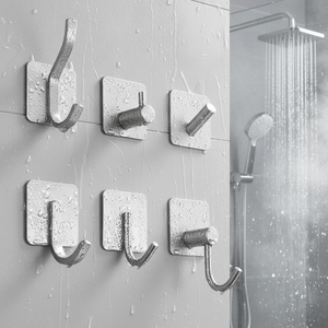 Hf Nieuwe Aankomst Heavy Duty Muur Zelfklevende Handdoek Hanger Haken Rvs 304 Kapstok Voor Badkamer En Keuken - Product Image 3