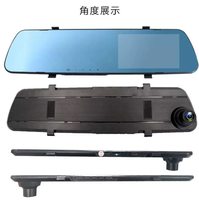 Caméra de tableau de bord pour voiture, 1 objectif, vision nocturne, enregistrement en boucle, détection de mouvement, best-seller, caméra de rétroviseur