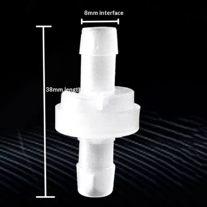 8mm check valve white