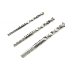 Tungsten Carbide Drill Bits Spiral For Masonry Concrete Electric Drills Set Bright Uncoated Round Shank - Product Image 2