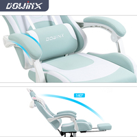 Vente en gros chaise de jeu Dowinx nouveau design chaise de jeu mignonne chaise de jeu inclinable avec oreilles de chat pour les filles