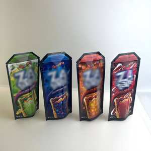 3.5g 7g 14g Dispensaire Utilisation Preuve Enfant Forme Personnalisée Mylar Sac Comestible Cookie Doypack Infusé Gummy Packaging Die Cut Mylar Sac - Product Image 1