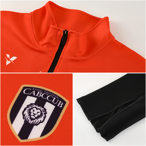 Bán Buôn Polyester Bộ Đồ Thể Thao Zip up Đào Tạo Mặc Người Đàn Ông Áo Khoác Và Quần Jogger Bộ Tùy Chỉnh Tracksuit Thể Thao Thanh Niên Wx202529 - Product Image 6