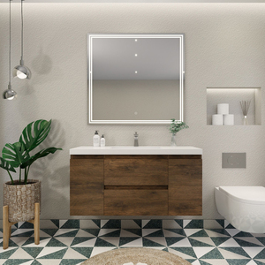 Mobile <span class=keywords><strong>Bagno</strong></span> Moderno di Lusso Impermeabile <span class=keywords><strong>in</strong></span> Alluminio, Montaggio a Parete, <span class=keywords><strong>in</strong></span> Lega di Alluminio a Nido d'Ape con <span class=keywords><strong>Lavabo</strong></span> - Product Image 6