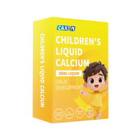 Liquide Oral Calcium Zinc Vitamine D & K, Favorise l'Amélioration de la Densité Osseuse, 22 Comprimés par Boîte, OEM ODM Étiquette Privée Personnalisée