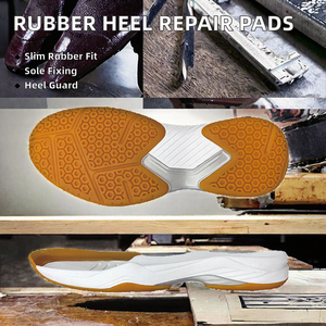 Rubber <b>Shoe</b> <b>Heel</b> Patch Sole <b>Repair</b> Insert Anti Slip <b>Heel</b> Protector <b>for</b> Sports <b>Shoes</b> - Product Image 2