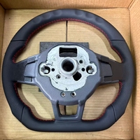 Volant en cuir R Line pour VW pour Volkswagen Golf 5 6 7 7.5 R MK5 MK6 MK7 MK7.5 GTI Polo Passat CC